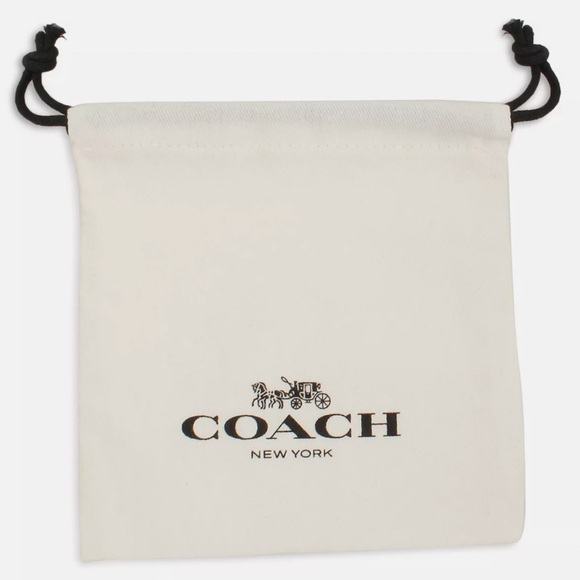 Coach Crystsl Stud Earrings w/Coach dust bag NWT!  MSRP $65 - Picture 5 of 7